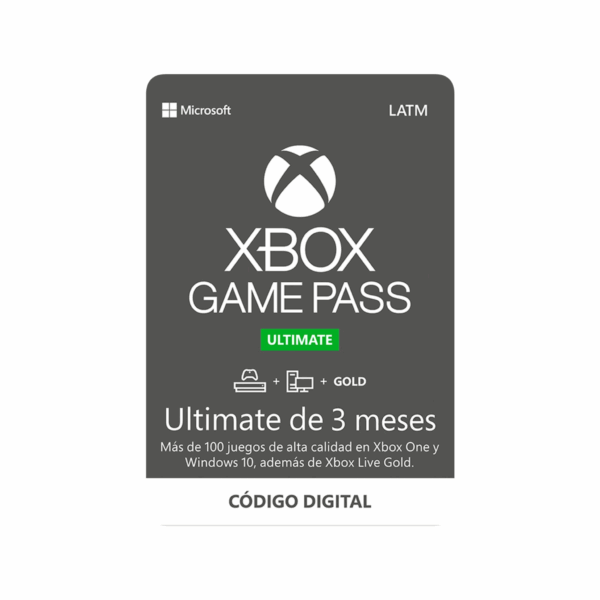 Game pass ultimate de 3 meses