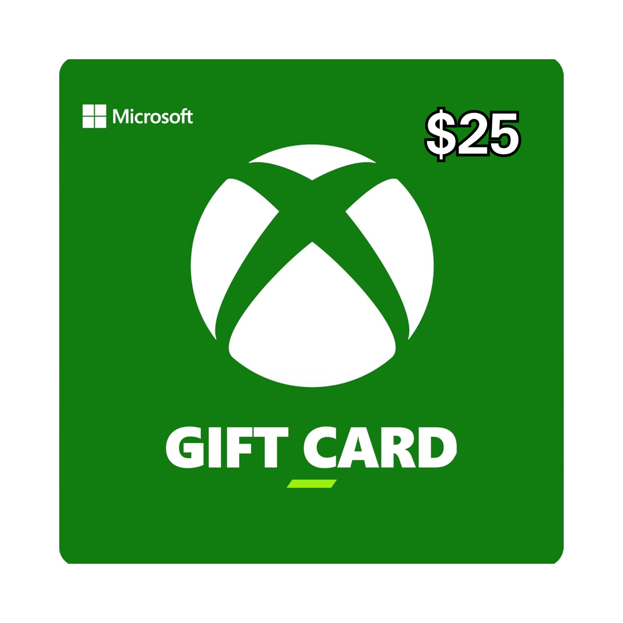 Tarjeta de regalo, Microsoft Xbox de $25