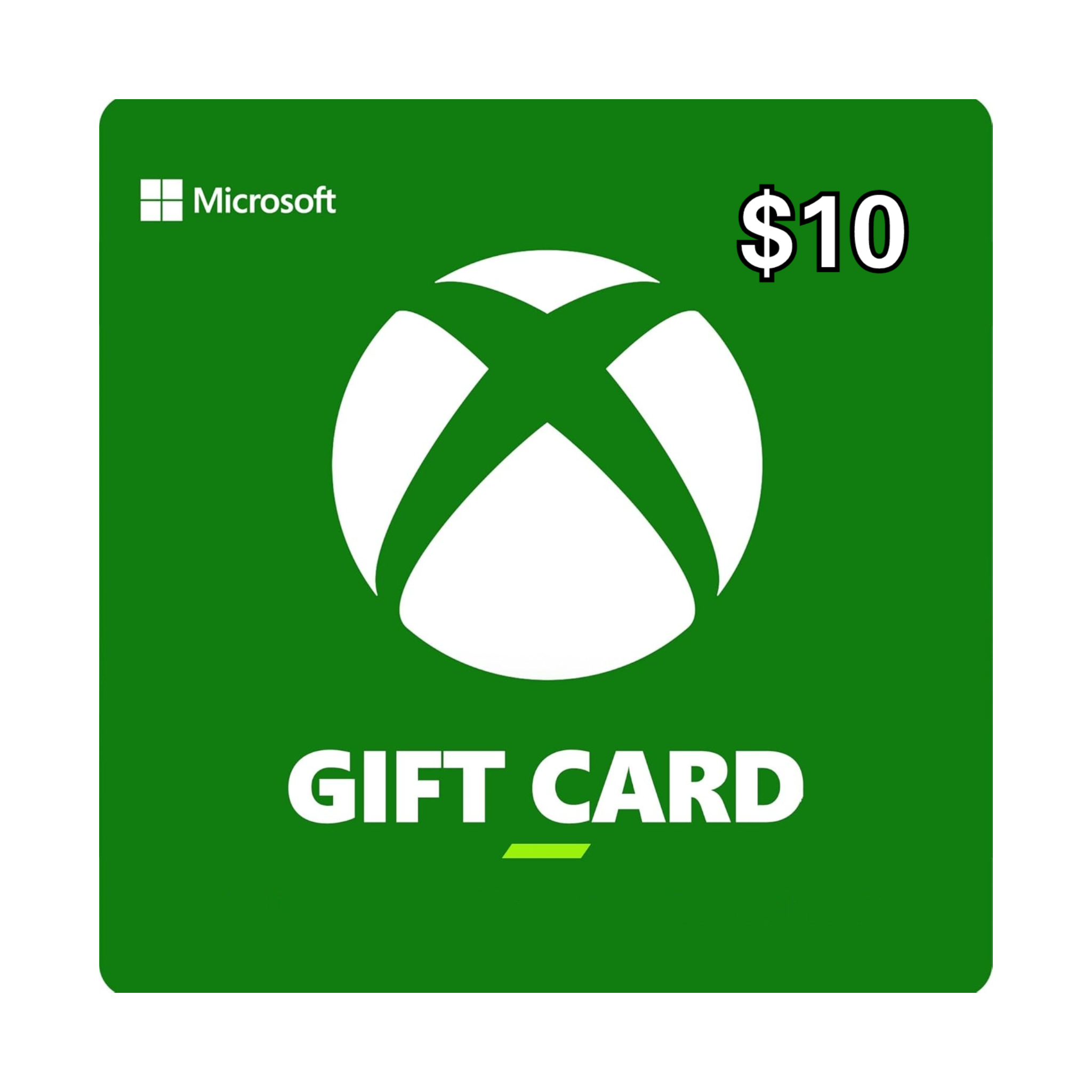 Tarjeta de regalo, Microsoft Xbox de $10