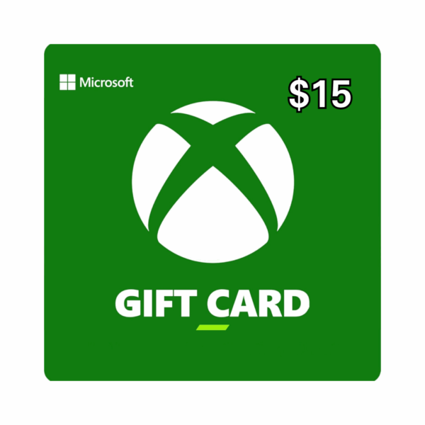 Tarjeta de regalo, Microsoft xbox de $15