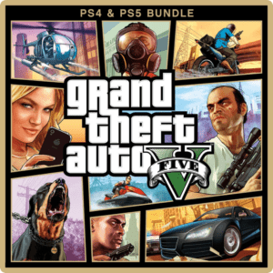 Grand theft Auto 5 Bundle (PS4) y (PS5) Juego Digital.