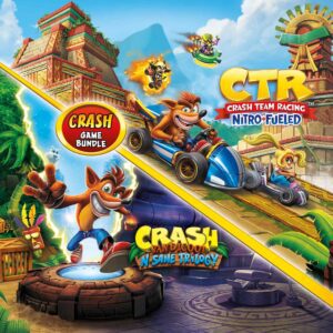 Lote Crash Bandicoot: N. Sane Trilogy + CTR Nitro-Fueled PS4 (Juego Digital)